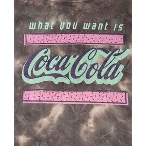 2 for $20 Coca-Cola Vintage Inspired  Crop Top Tie Dye Size